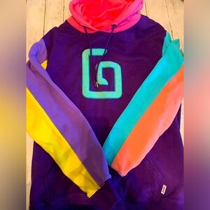 Karl Jacobs Originals Enchantment Color Block Hoodie-2021- Size Large